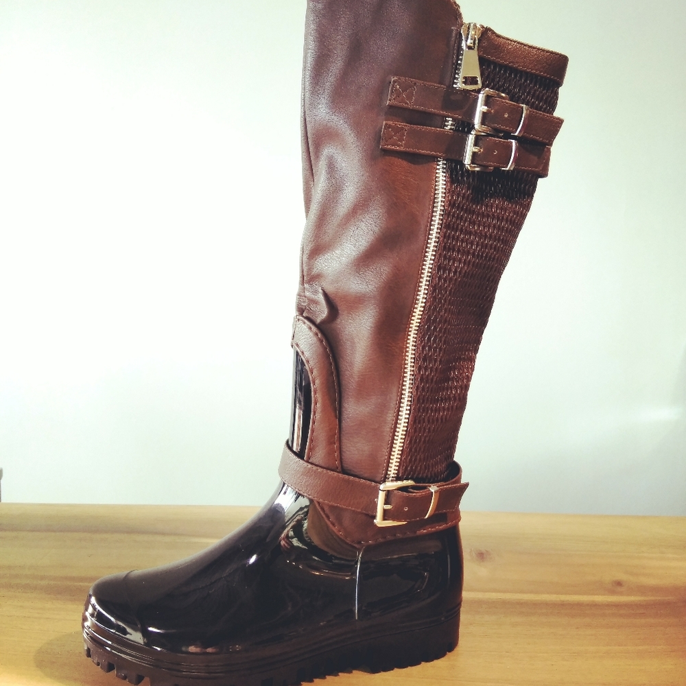 Equestrian style Rain Boots